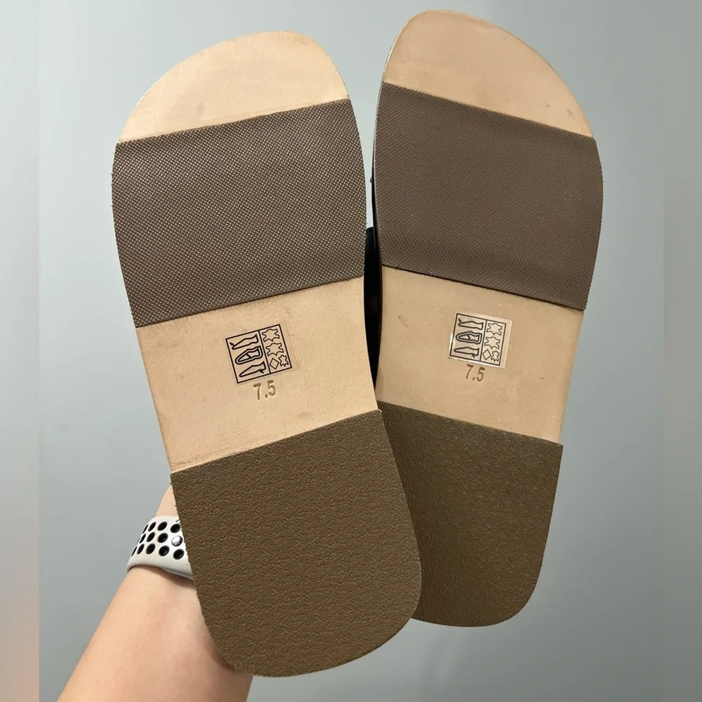 🌻🆕FREE PEOPLE SLOAN BUCKLE SANDALS-BLACK-SIZE 7.5 & 9 - Picture 15 of 16